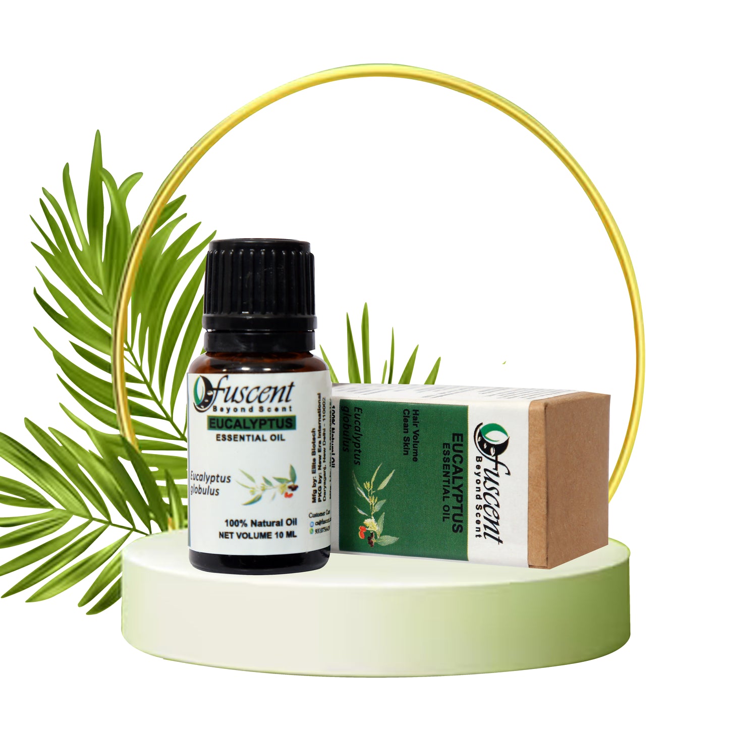 FUSENT Eucalyptus Essential Oil for Healthy Hair and Skin  | Natural Essential 0il 10ML