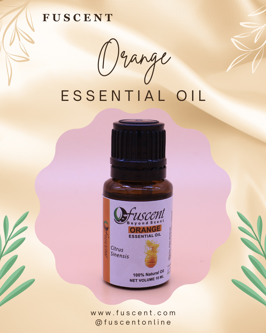 Fuscent Orange Essential Oil 10 ml