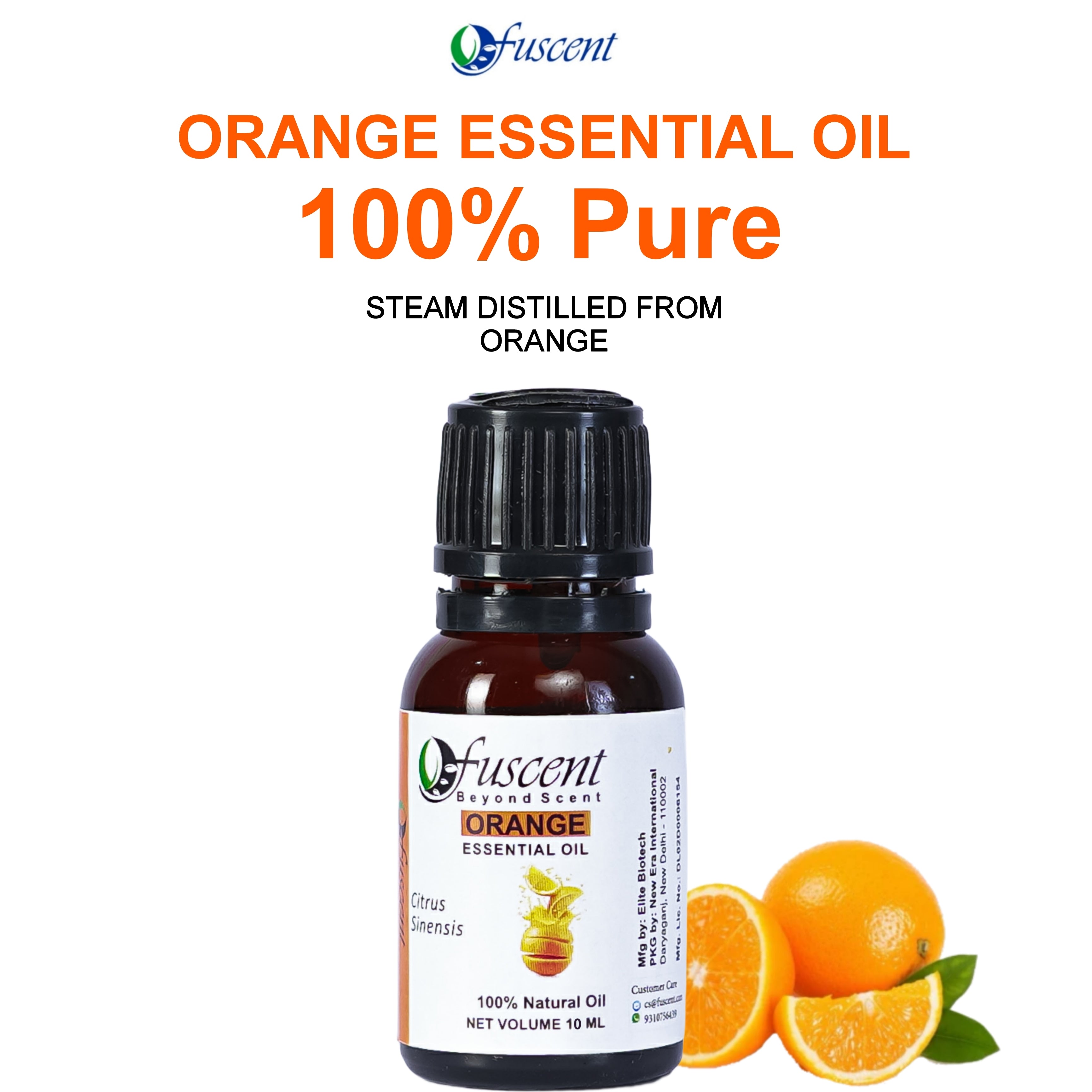 Fuscent Orange Essential Oil 10 ml